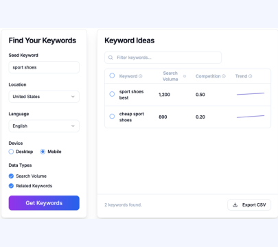 Seonoob Keyword Explorer